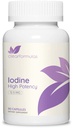 High Potency Kaliumjodium Supplement - Kaliumjodide USP en vrije Jodium Capsules 12,5 mg nauwkeurige dosering Blend - Capsule Alternatief voor Lugol's Supplement voor schildklierenergie en immuniteit (3 maanden)