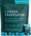 Sugar-Free Creatine Monohydrate Gummies (5g Per Packet) - Potent Creatine Gummies for Men & Women, Supplement for Muscle Support, Cognitive Function - Non-GMO, Gluten-Free, Mucuna Pruriens