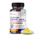 Alpha Lipoic Acid Acetyl-L-Carnitine - Ondersteuning Bladder Reiniging, Urinaire Tract Gezondheid - 180-dagen aanbod - Made in The USA