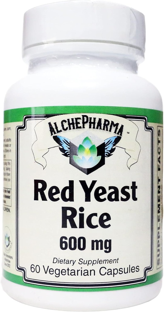Red Gist Rice (Organic and Citrinin Free), 600mg (60 Vcaps)