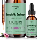 GREENPEOPLE Lymfatische druppels - 10-in-1 Lymfatische reiniging Supplement w/Echinacea, Clears & Burdock Root - Immune Support, Cleanse & Detox - Advanced Absorptie, Non-GMO (1 fl oz, 2 Pack)