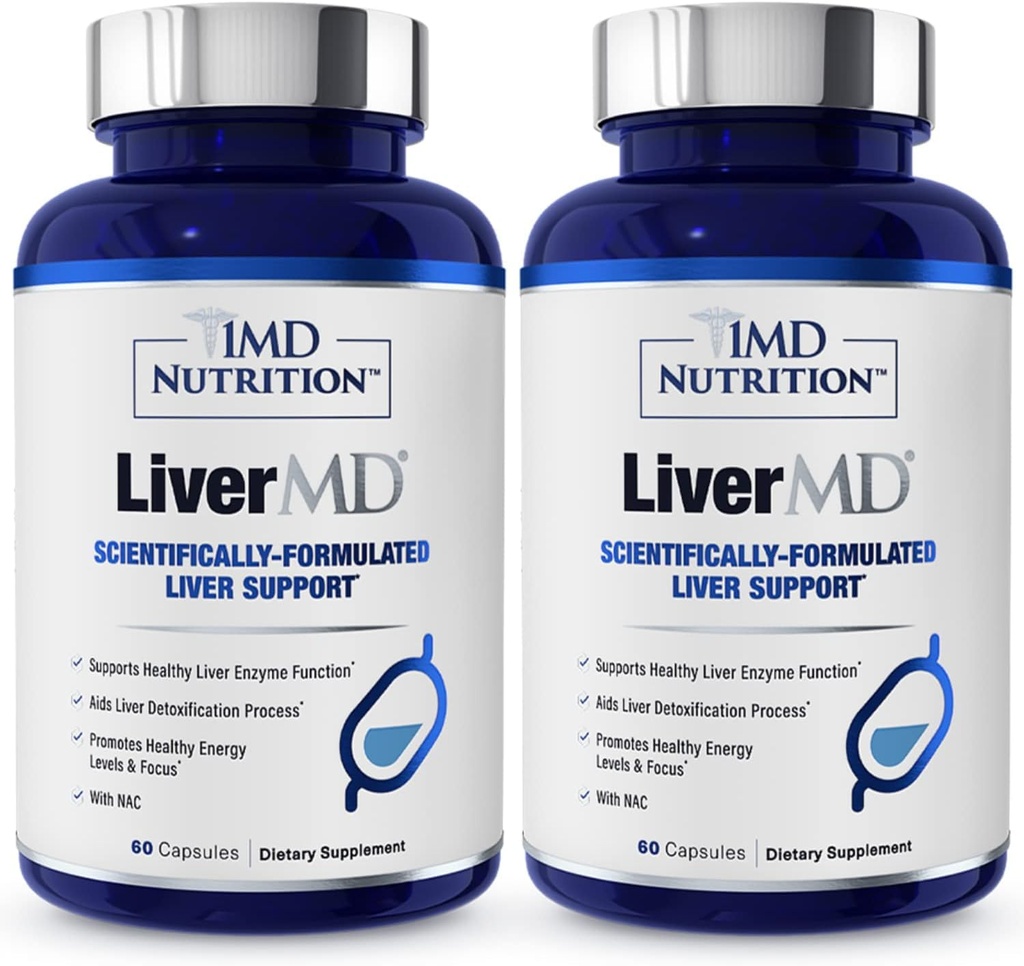1MD LiverMD - Lever Ondersteuning Supplement 