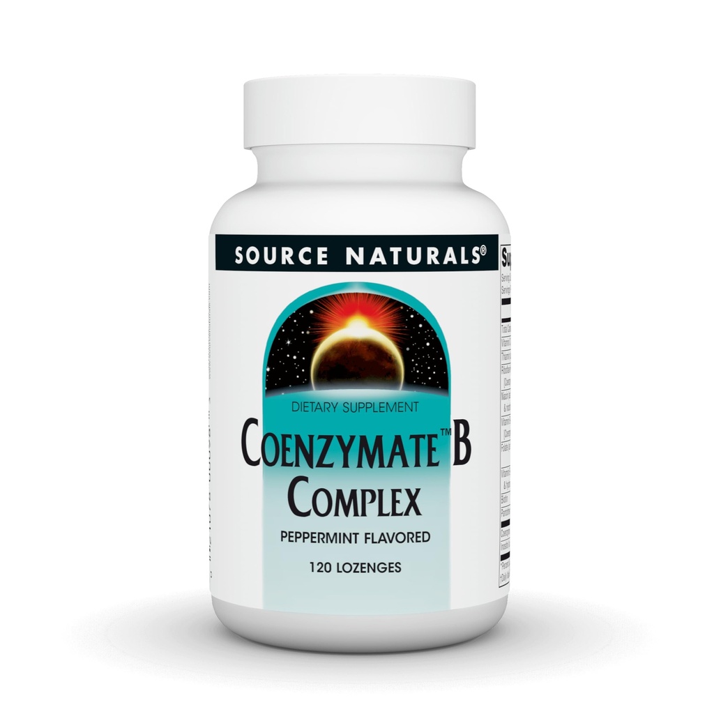 Bron Naturals Coenzymate B Complex - Pepermunt smaak die Melt in mond - B Vitaminen - 120 Lozen