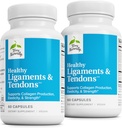 Terry Naturally Healthy Ligaments & Tendons - Supplément alimentaire pour le soutien des tissus conjonctifs et de la lubrification articulaire - Formule non-OGM pour aider le ligament et la santé musculaire - 60 Capsules, 2 Pack