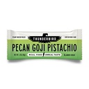 Thunderbird Bars Energy Snack, sans gluten avec des protéines, aliments sains réels, Paléo végétalien non-OGM, Pas de sucre ajouté, Pecan Goji Pistachio Flavor (12 comte, 1,7 oz. Bars)