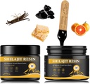 shilajit Hars voor mannen - Maximale Potentie Natuurlijke Biologische Shilajit Hars in 85+ Trace Minerals, Gold Grade Himalaya Pure Shiljait voor energie, Immune Support, 50 Gram Pack van 2 (6 maanden levering)