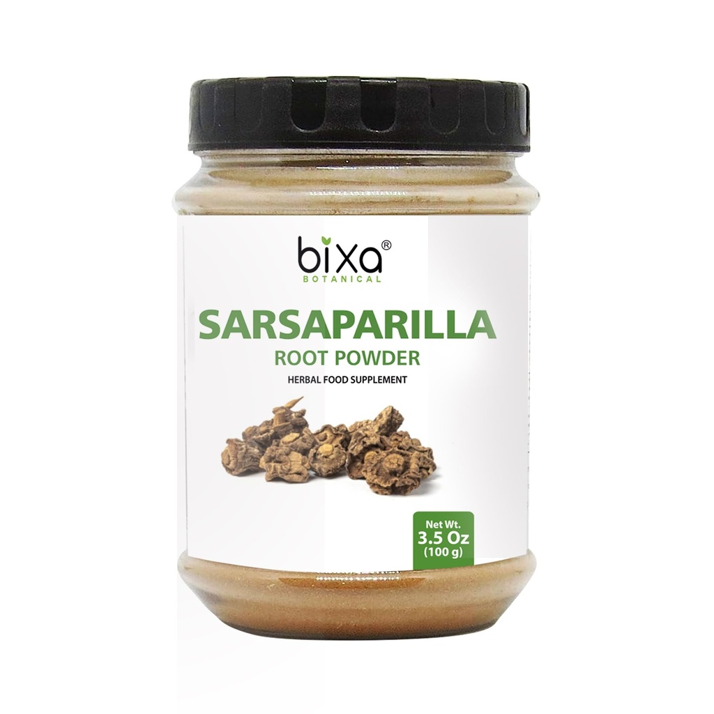 bixa BOTANIC Sarsaparilla Root Powder (HEMIDESMUS INDICUS) - 100g(3,5 Oz) Pack of 1