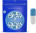 Capsulin Gekleurde grootte 0 Lege capsules Blauw/Wit 10000 Aantal Kosher & Halal Gecertificeerd Gluten Gratis