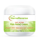 NerveReverse - Neuropathie pijn verlichting Cream voor voeten, handen, benen tenen. Grote 4 OZ. JAR. Snelwerkende, maximale sterkte crème met 4% Menthol, MSM, L-Carnitine, L-Arginine, Vitamine E, Vitamine B6