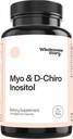 Wholesome Story Myo-Inositol & D-Chiro Inositol Supplement voor vrouwen Fertility Supplements for Hormonal Balance & Ovarian Health Support Ideal 40:1 Ratio 30 Servings