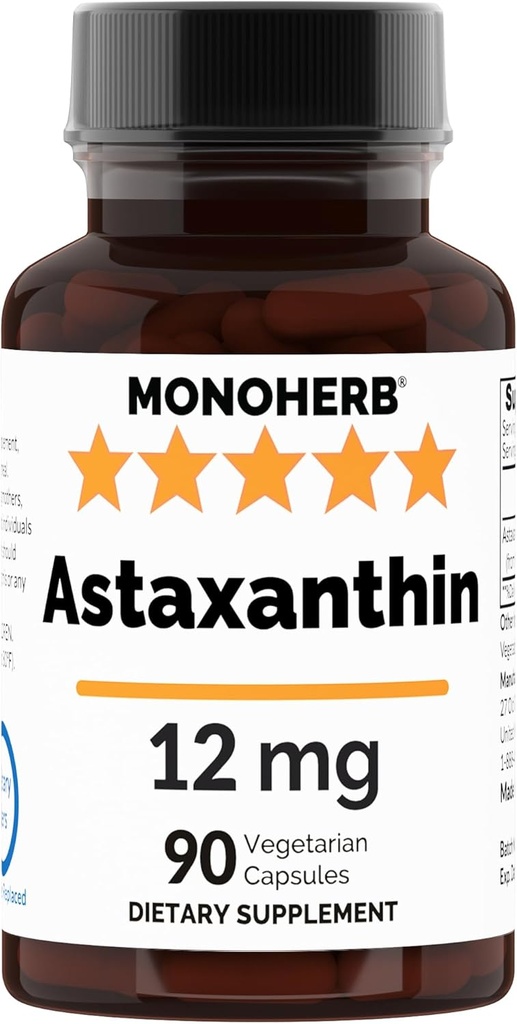 Astaxanthine 12 mg - 90 Veg Capsules