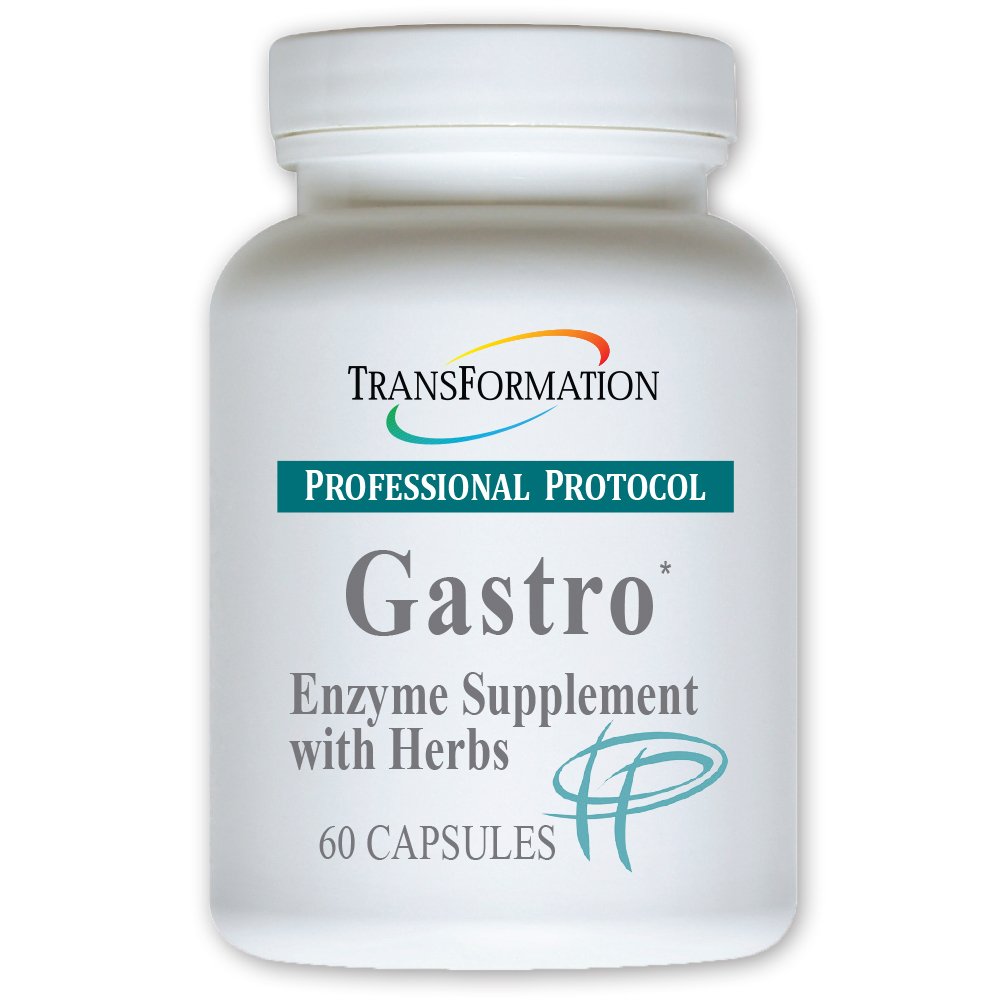 TRANSFORMATION THE GENESIS OF GOOD HEALTH - Gastro Enzyme Supplement with Herbal Blend & Vitamin E, Alleviate Gastrointestinal Discomfort, Digestive Function, Support for Relief of Heartburn, 60