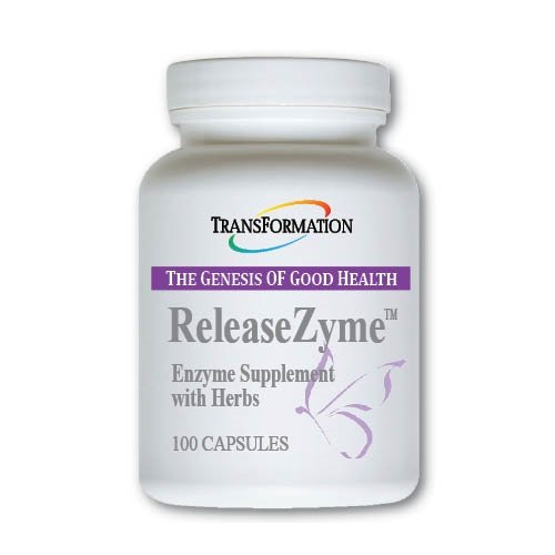 Transformatie The Genesis of Good Health Enzymes ReleaseZyme Blend Supplement met natuurlijke kruiden, geavanceerde Digestieve Ondersteuning Formule met Protease, Break-down eiwitten, Plant Based, 100 Capsules