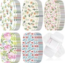 Sinmoe 100 stuks Large Bandages 2 x 4 inch Latex Gratis Big Clear Flower Wound Care Flexibele stof Bandages voor de verzorging en bescherming van wonden