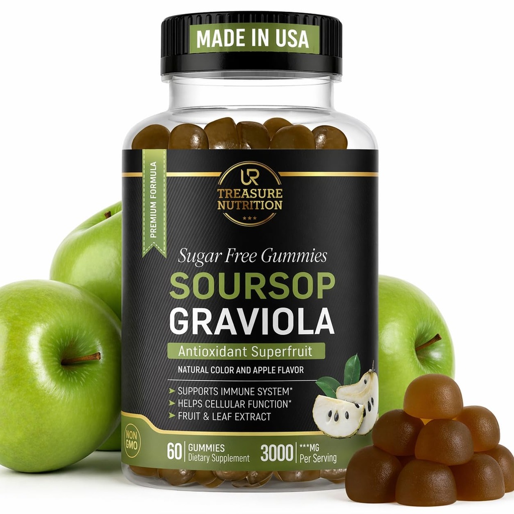Feuilles de sourcils & Gommies de fruits de sourcils - 3000mg Extrait de sourcils - Supplément de colza - Fruits et feuilles de sourcils - 60ct - Sans sucre - Sans gluten – Non-OGM – Amis des végétaliens