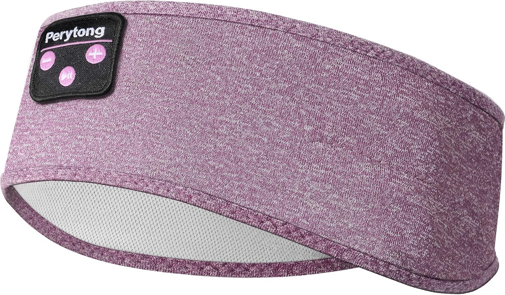 Perytong Slaapkoptelefoon, Bluetooth Sport Headband Hoofdtelefoon met Ultra-Thin HD Stereo Speakers Perfect voor Slapen, Workout, Jogging, Yoga, Slaaploosheid, Air Travel, Meditatie voor Unisex