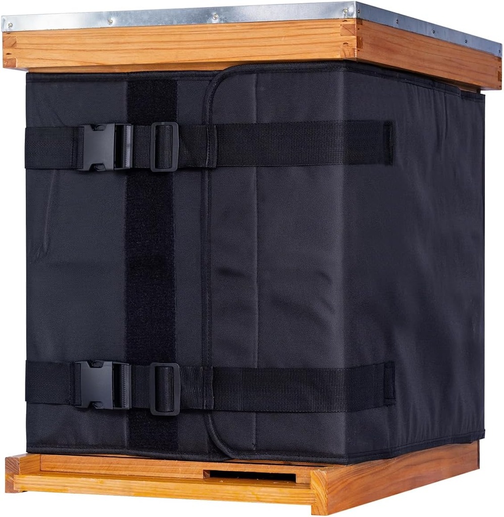 MayBee Winter Bee Hive Wrap voor 10 en 8 framebijenbies, 600D Oxford Kleding verstelbare bijenkorf Wrap voor 2 Diep Hive Boxen, Waterdicht, Winddicht, Lichtgewicht, Herbruikbaar, 76.8" x 18.1"