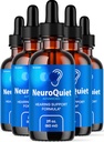 (5 Pack) Neuroquiet Drops - Officiële Neuroquiet dagelijkse gehoorondersteuning Alle natuurlijke schone vloeistof geavanceerde formule voor oorgezondheid, auditieve helderheid en binnenoorbalans beoordelingen, 5 flessen voor 5 maanden