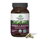 Supplément laxatif à base de plantes ORGANIQUE INDIA - Laxatif naturel pour la constipation, Capsules laxatives à base de plantes, Relief de constipation pour les femmes et les hommes - USDA certifié biologique, non-OGM, végétalien - 60 Capsules