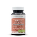 Hirsu Secret 60 Capsules, 1000 mg, Saw Palmetto, Black Cohosh, Vitex, Spearmint, Lavande, Thé Vert. Non désiré visage et cheveux du corps (60 Capsules)