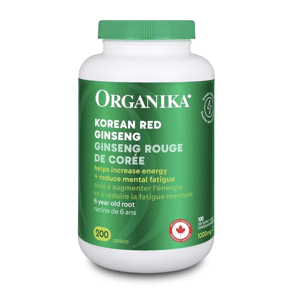 ORGANISKA Korean Red Ginseng, 200 CT