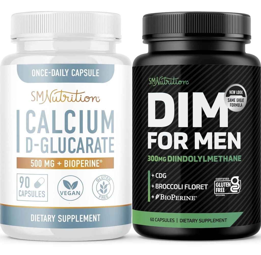 SMNutrition Mannen DIM Supplement met Calcium D-Glucarate 