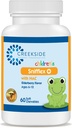 Creekside Naturals Snifflex, Children's Sinus & Respiratory Support, Vlierbes for Immune Health, Pediatrie met NAC, Quercetin & Bromelain, Zero Sugar, Vegan, 60 zachte kauwtabletten