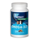 Pet Protect M/L Hond Omega-3 Supplement, Eigen Vrije Vorm Blend, Ondersteunt een Normale Ontvlammingsrespons, Snip-Tip Capsules (250 Tel)
