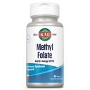 KAL Methylfolaat 400 mcg DFE, 5-MTHF Active Form Vitamine B9, Foliumzuursupplement, Hartgezondheid, Prenatale, Mood en Hersenondersteuning, Fast Dissolving ActivTab, 60 dagen garantie, 90 porties, 90 tabletten
