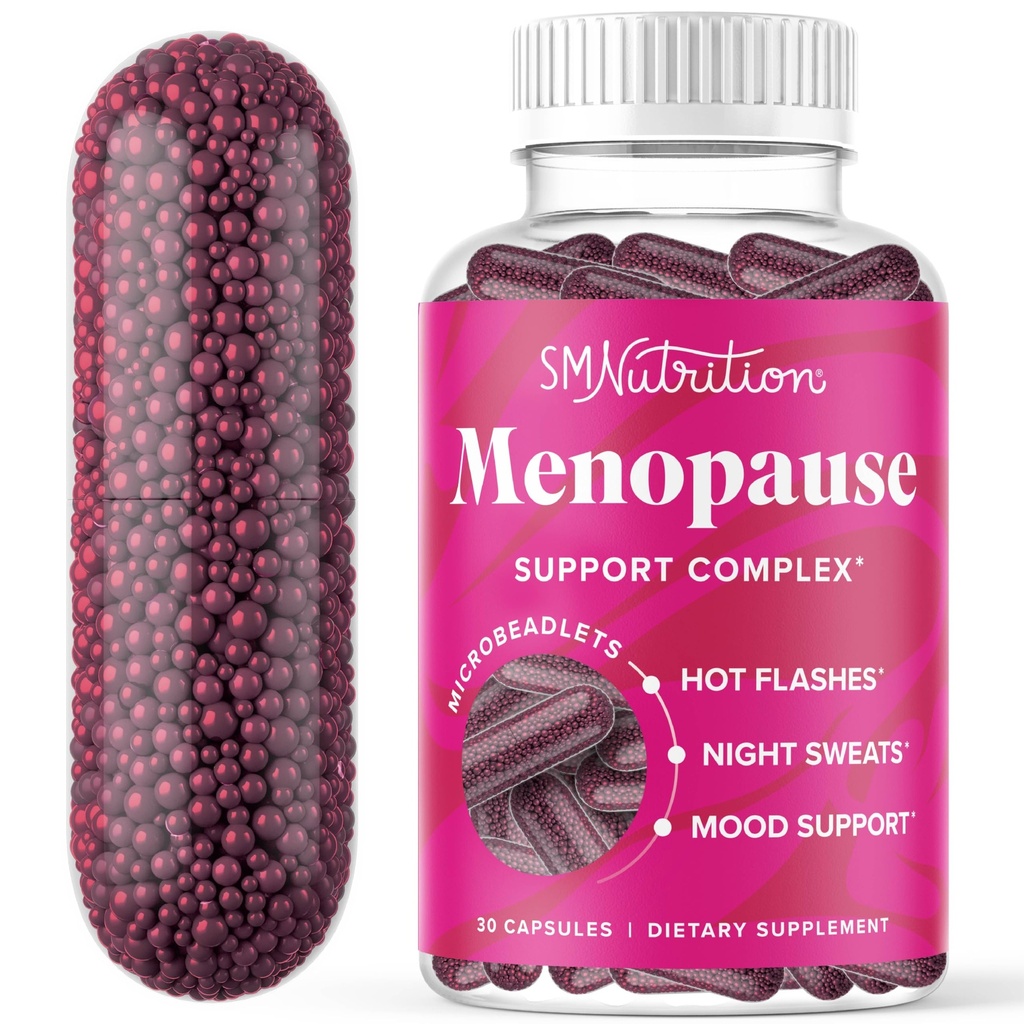 Menopauze vitamines kralen met zwarte cohos, rode klaver en meer 