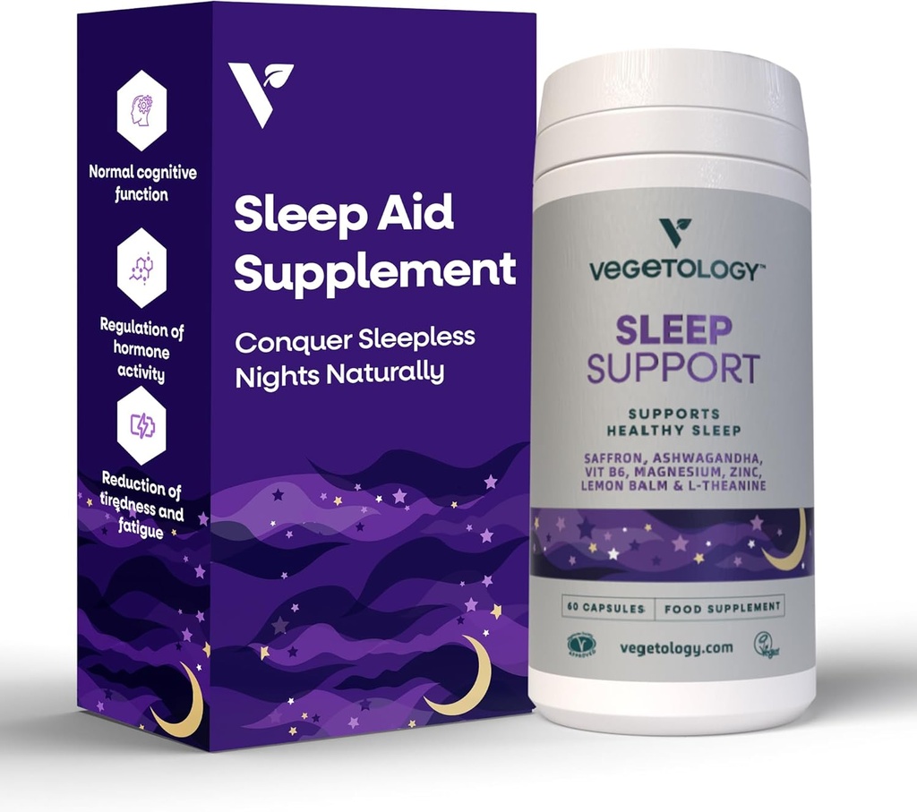 Slaapondersteuning Vegan supplementen (60 capsules) 