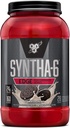 BSN SYNTHA-6 Edge Protein Powder, with Hydrolyzed Whey, Micellar Casein, Milk Protein Isolate, Low Sugar, 24g Protein, Cookies N Cream, 28 Servings