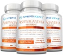Science approuvée Ashwagandha 1500mg avec Bioperine® et Ginger- Boost Mood & Energy - 60 capsules Vegan Friendly (3 bouteilles)