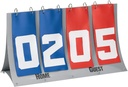 Scorebord met basisflipscore