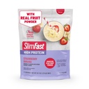 SlimFast High Protein Smoothie Mix Plus Fruitpoeder, High Protein Meal Replacement Powder, Fiber, Vitamine C, 21 Servings, 1.29 Pounds, Aardbei Banaan (Verpakking mei Vary)