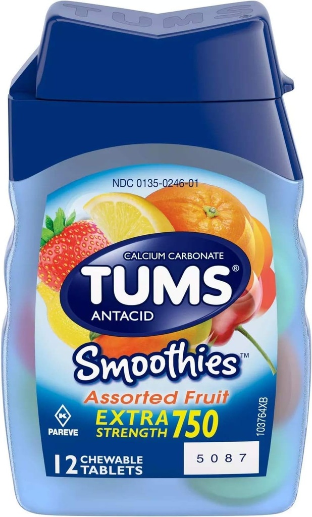 Smoothies Antacida Calciumsupplement, 12 st.