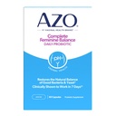 AZO Complete Vrouwelijke Balance Dagelijkse Probiotica voor Vrouwen, klinisch bewezen om Vaginale Gezondheid te beschermen, helpt evenwicht pH en gist, Non-GMO, 60 Tellen