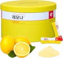 LEMONA Officiële Vitamine C Poeder 500mg Koreaanse Supplementen Immune Support B6, B2, On-The-Go Packets Vitamine Gezond Leven, Makkelijk te nemen Dagelijkse Energie Boost Korean Food Snacks Citroen (120Sticks)