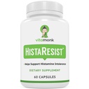 VitaMonk Histamine Blocker for Histamine Intolerance - HistaResist - DAO Enzyme Supplement Optimale dosis van Diamine Oxidase om Histamine te beschermen tegen gladde spijsvertering - 60 capsules