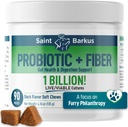 Probiotische + Fiber Regularity & Digestieve Gezondheid. Probiotische supplementen voor honden voor Gut Health, Regularity, Stoute Maag, Gas, Gist. Geef terug aan No-Kill Shelters! Aantal