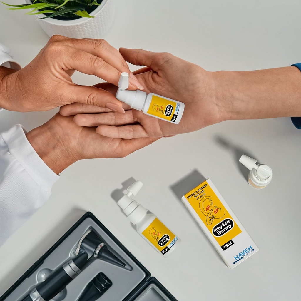 Naveh Warma Itchy Ears Remedy Oorreiniger en Itch Release Behandelt Alle Oorzaken van Oor jeuk 
