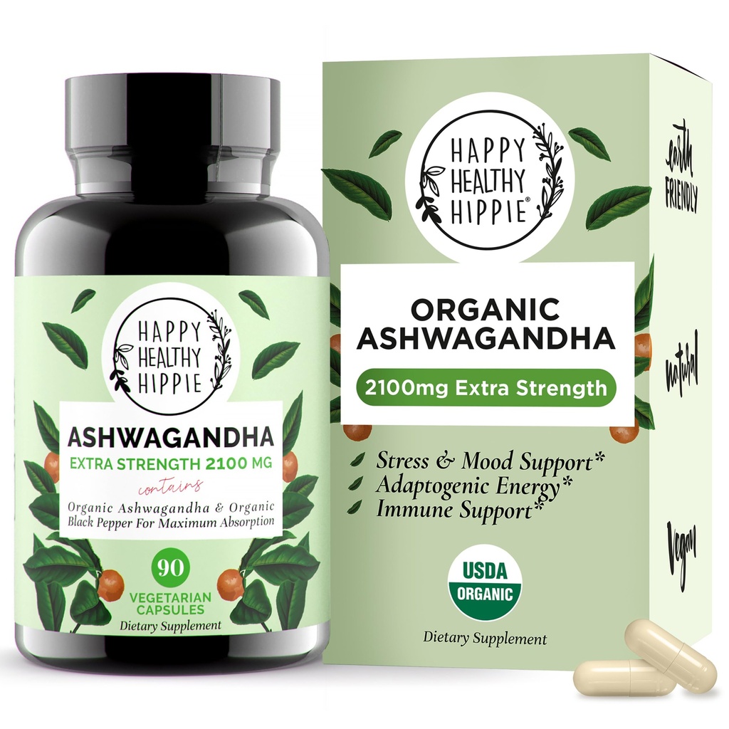 Organische Ashwagandha Capsules 2100mg 