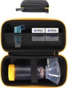 GETGEAR Asthme Housse pour Inhalateur, Compact et robuste pour Inhalateur de Ventolin Handy pour Adultes et Enfants (CASE SEULEMENT) (Noir)