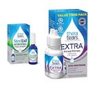 TheraTears Extra droge oogtherapie Smeer Oogdruppels voor droge ogen, 0,5 floz Fles, 2 Tellen & Sterilid Eyelid Cleanser en Gezichtswash, voor geïrriteerde ogen, 2 floz Spray