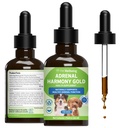 Pet Wellbeing Adrenal Harmony Gold for Dogs - Vet-geformuleerd - Ondersteunt gezonde adrenal functie, normale cortisol niveaus, gezonde dorst & gewicht Holistic Supplement