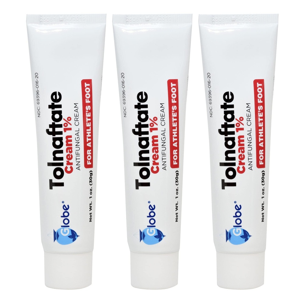 Globe Tolnaftate 1%, 1 Oz Antischimmelbehandeling, bewezen klinisch effectief op de meeste atleten