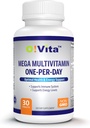 Mega Multivitamine One-per-Day, Ondersteunt Immune System, fundamentele gezondheid, volledig spectrum van vitaminen en mineralen, en nog veel meer ... 30-dagen levering (30 Non-GMO tabletten)
