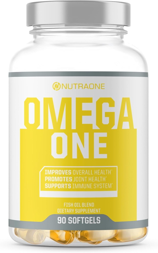 OmegaOne Omega-3 Visolie Supplement door NutraOne (90 500mg Visolie Pillen)