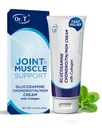 Dr. T Glucosamine Chondroitin Cream - Premium Formula met MSM en Collageen voor gewrichts- en spierproblemen - Onderhoudt de gewrichtssterkte, flexibiliteit en spiermobiliteit - 4.23 oz / 120g (1 Pack)