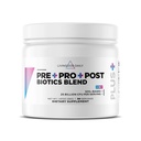 Livingood Daily Pre Pro Post Biotics Blend Powder, Digestief Health Supplement met Prebiotica van Organic Blue Agave Inulin, SBO Probiotica, Probiotica voor vrouwen en mannen, Non GMO, Vegan, 30 porties
